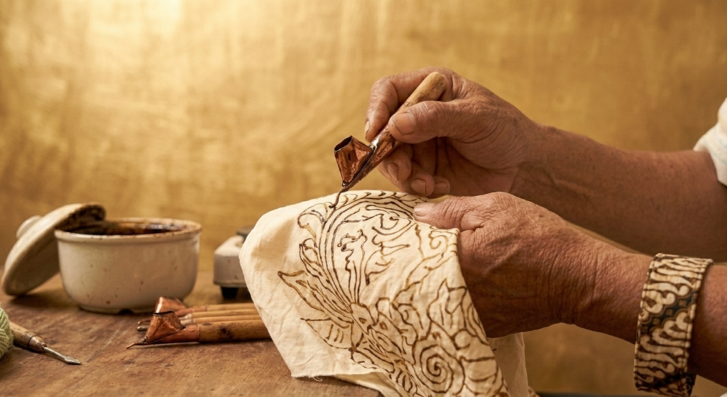 Proses Kain Batik Tulis